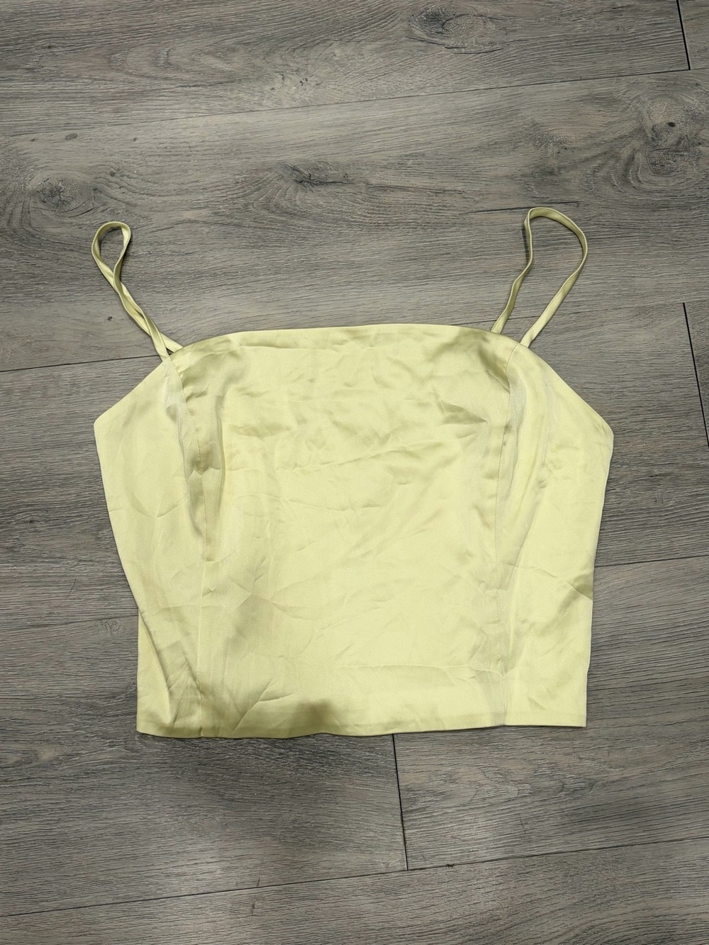 Sunday Best Yellow cropped Cami